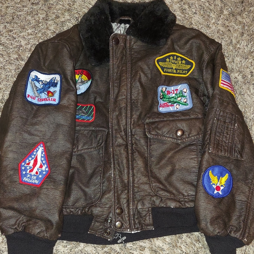 MAKE AN OFFER Top Gun Fighter Pilot Bomber Jacket